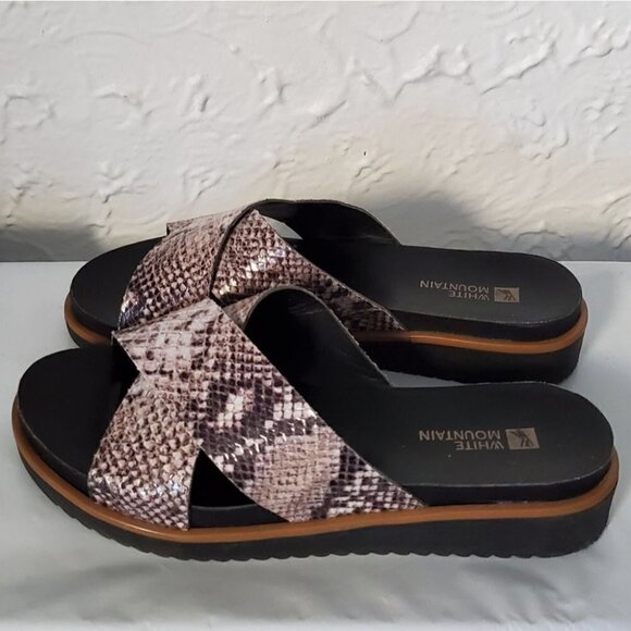 White Mountain Black Venice Sandals - Picture 6 of 6